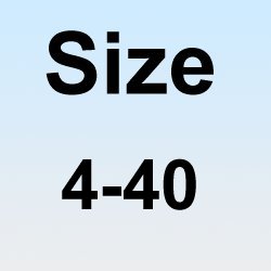 Size 4-40 - Type 18-8 Stainless Phillips Pan Head Machine Screws