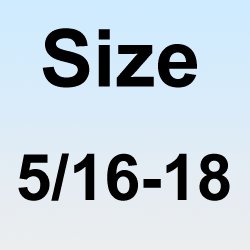 Size 5/16-18 - Type 18-8 Stainless Phillips Flat Head Machine Screws