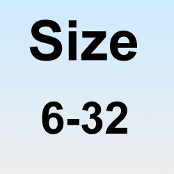 Size 6-32 - Type 18-8 Stainless Phillips Flat Head Machine Screws