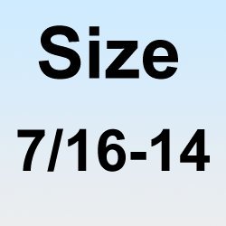 Size 7/16-14