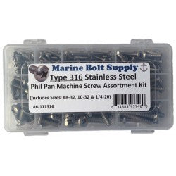 Stainless Machine Screw Assortment Kits