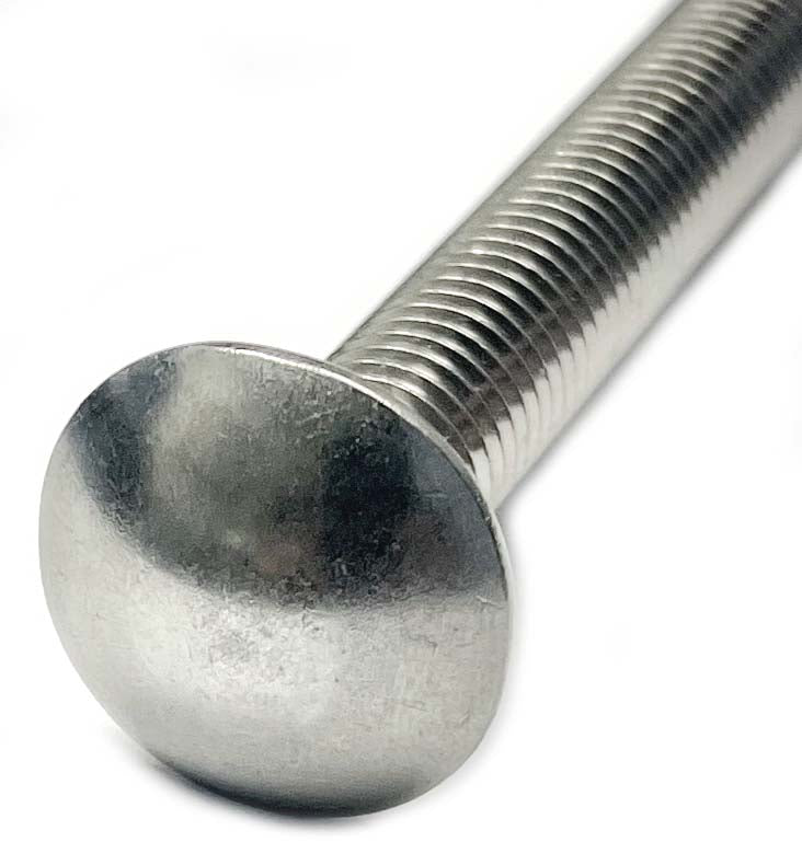 Carriage Bolt Square Neck 1/2-13  x 9" Type 18-8 Stainless