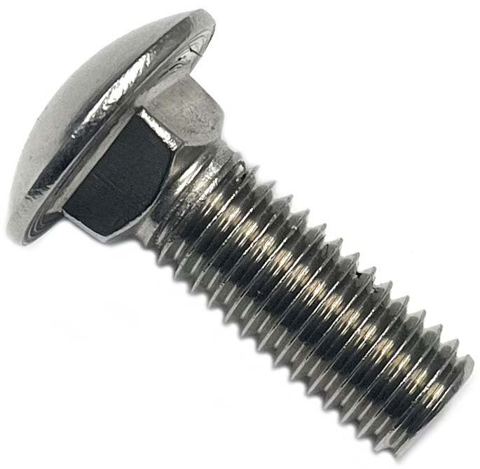 Carriage Bolt Square Neck 1/2-13  x 9" Type 18-8 Stainless
