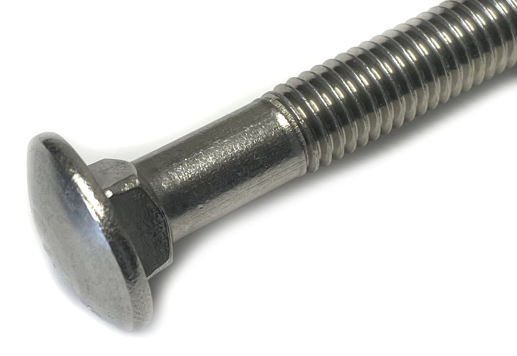 Carriage Bolt Square Neck 5/8-11 x 7" (5-1/2" of Thread) Type 316 Stainless