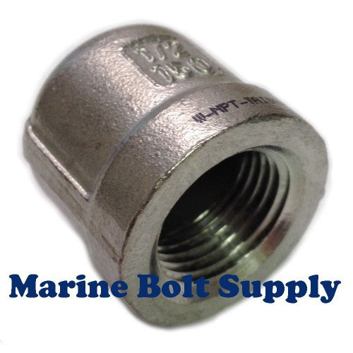 Pipe Cap 3/8 NPT S40 Type 316 Stainless