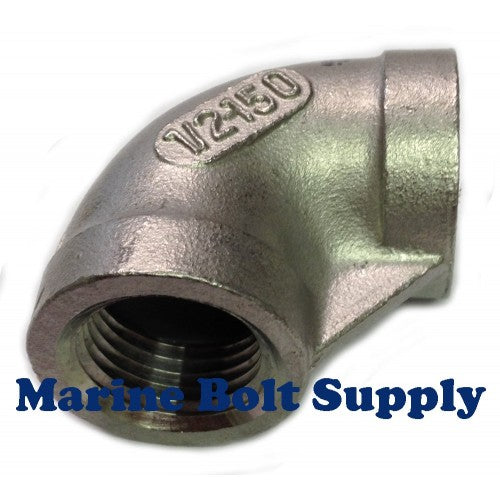 Pipe Elbow 90 Degree 3 NPT S40 Type 316 Stainless