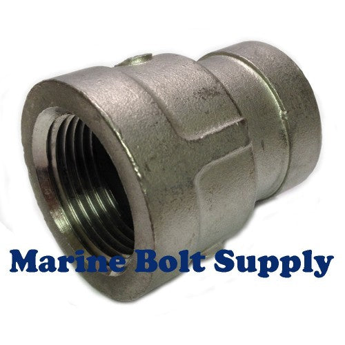 Pipe Reducer 1 FPT X 1/4 FPT S40 Type 316 Stainless