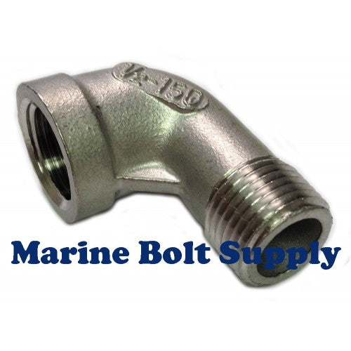 Street Elbow 90 Degree 1/2 NPT S40 Type 316 Stainless