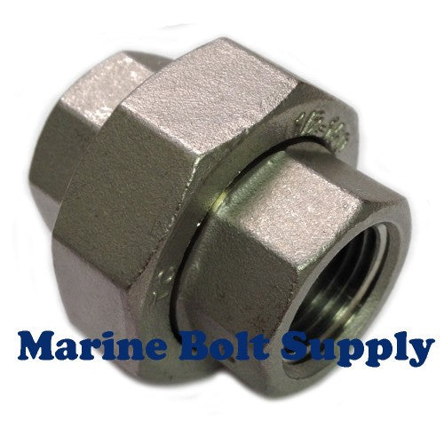 Pipe Union 3/4 NPT S40 Type 316 Stainless