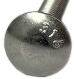 Carriage Bolt Square Neck 5/8-11 x 7" (5-1/2" of Thread) Type 316 Stainless