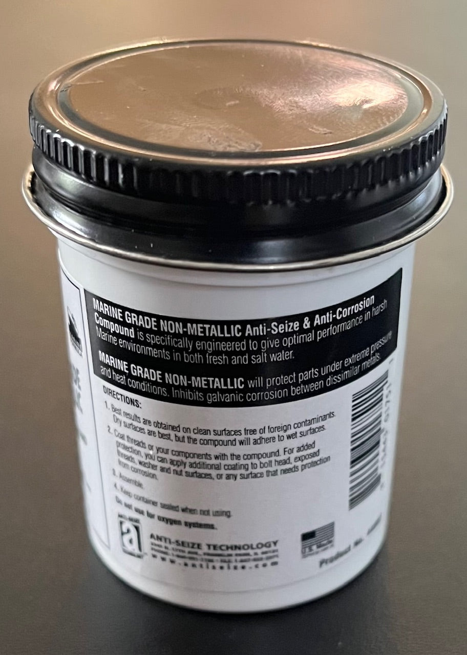 Anti-Seize, Marine Grade, Brush-Top Can, 2 oz, Non-Metallic Base