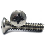 Machine Screw Phillips Drive Oval Head 8-32 x 3/8" Type 316 Stainless