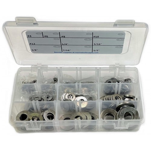 Type 316 Stainless SAE Flat Washer Assortment Kit