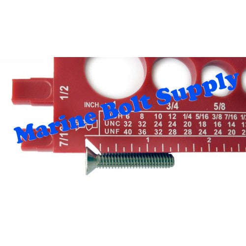 Nut, Bolt & Thread Gauge (Color Red)