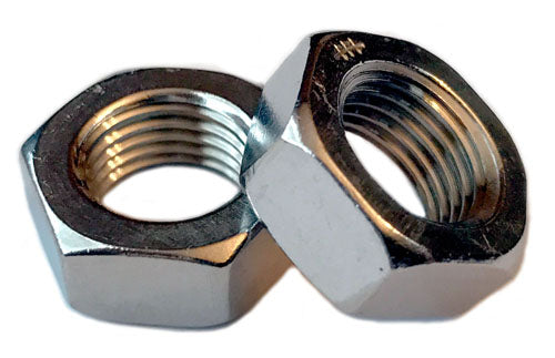 Hex (Jam) Thin Nut 7/8-14 (Fine Thread) Type 18-8 Stainless Steel 