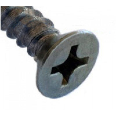 Sheet Metal Screw Phillips Flat Head #10 x 2" Type 18-8 Stainless