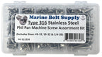 Type 316 Stainless Phillips Pan Machine Screw Assortment Kit