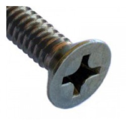 Stainless Steel Phillips Flat Machine Screws