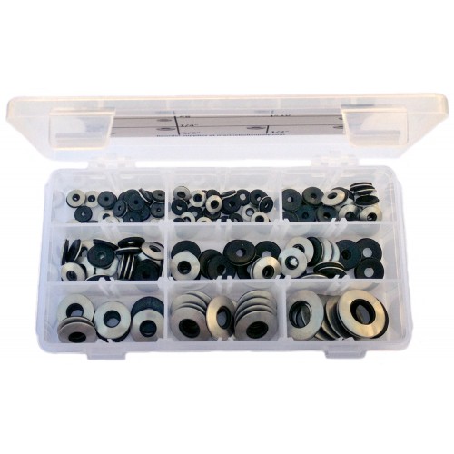 Type 316 Stainless Steel Neoprene Boded Sealing Washer Assortment Kit