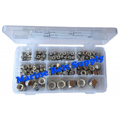 1870 Piece Assortment Stainless Steel Bolt Nut Washer And Nylon Lock Nuts 