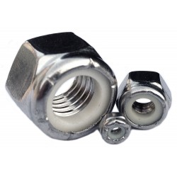 Qty 1000 3/8-16 UNC 316 Stainless Steel Nylon Insert Lock Nut Nylock GRADE 316 