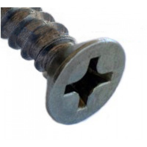 Select Size 316 Stainless Steel Phillips Flat Head #6 Sheet Metal Screws 